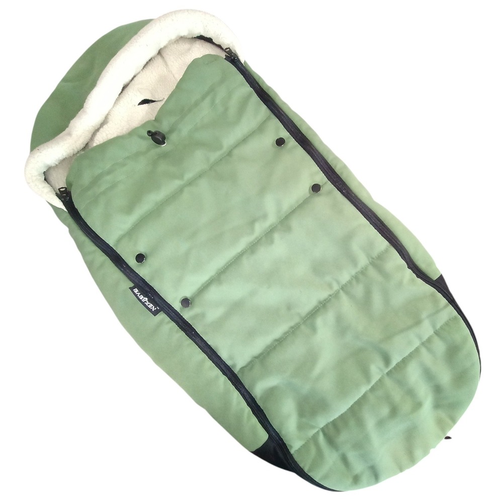 BABYZEN YOYO Footmuff Peppermint Green Fleece‎ Lined Stroller Bunting Bag